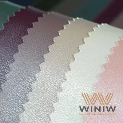 Recycled Soft Faux Leather Textile Waterproof Polyurethane Leather Fabric